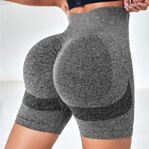 Scrunch butt wideband waits sports biker shorts